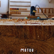 Detalle de vetas en madera durante corte