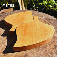 Repisa árbol decorativa de madera recuperada